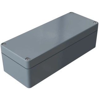 Rose Fibreglass Reinforced Thermoset Polyester Enclosure IP66 Grey Lid Graphite Body IK08 Impact Resistant 