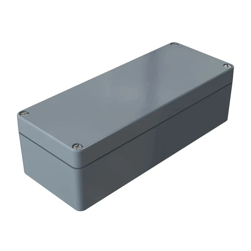 Rose Fibreglass Reinforced Thermoset Polyester Enclosure IP66 Grey Lid Graphite Body IK08 Impact Resistant 