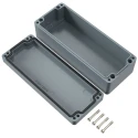 Rose Fibreglass Reinforced Thermoset Polyester Enclosure IP66 Grey Lid Graphite Body IK08 Impact Resistant 