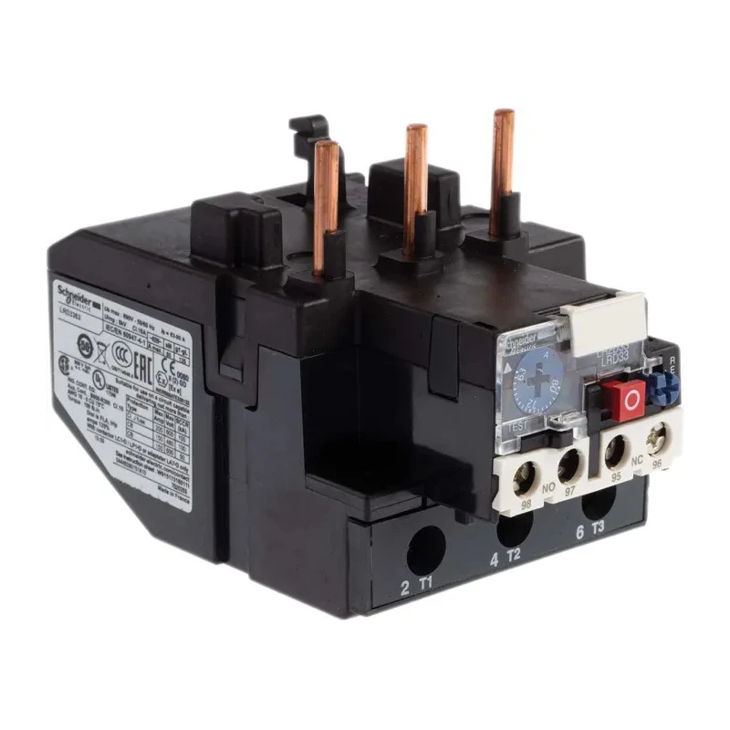 Schneider Electric Thermal Overload Relay 3 Pole DIN Rail Mount 63-80A Adjustable Current LRD3363