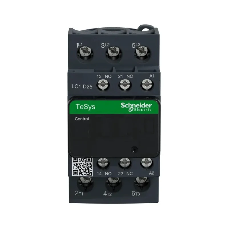 Schneider Electric LC1D Contactor, 400V AC Coil, 3-Pole, 25 A, 11 kW 400V AC, 3 NO, 690V AC LC1D25V7