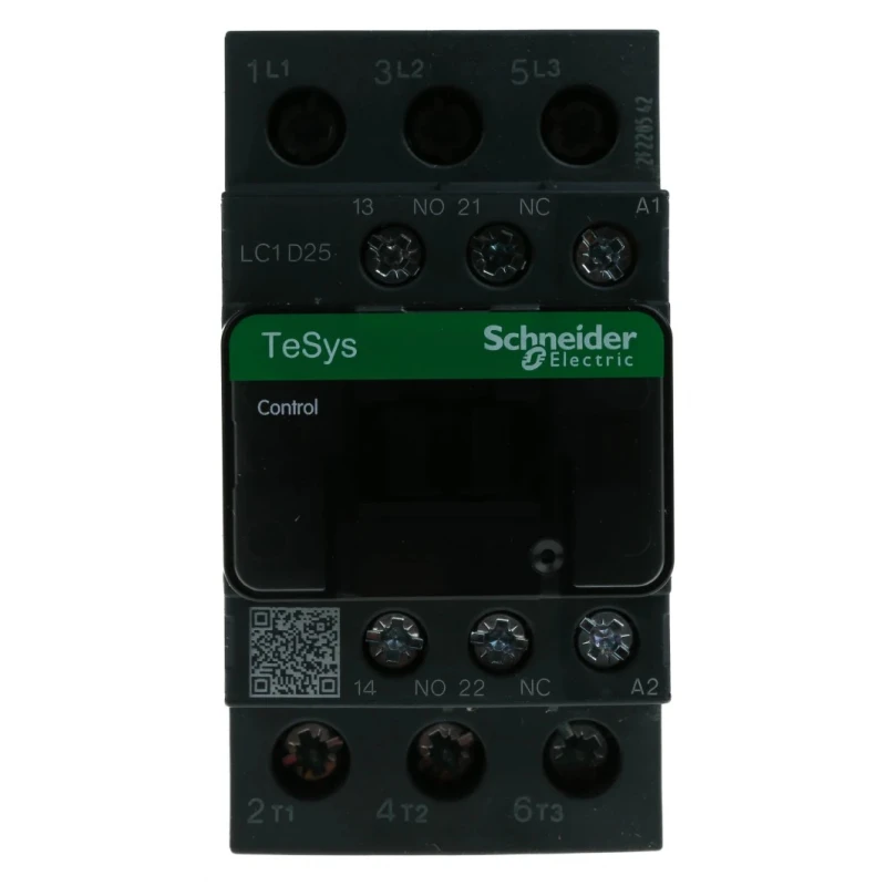 Schneider Electric LC1D Contactor, 230V AC Coil, 3-Pole, 25 A, 11 kW, 690V AC, Screw Terminal LC1D25P7