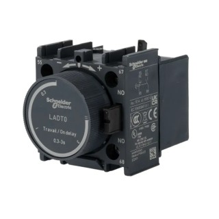 Schneider Electric TeSyS D Time Delay Auxiliary Contact Block 690V, 10A, On Delay 0.1-3s LADT0