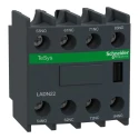 Schneider Electric Auxiliary Contact Block, 4 Contact, 2 NC/2 NO, Front Mount, 10 A, 690V AC, LADN22