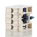 Schneider Electric Auxiliary Contact Block, 4 Contact, 2 NC/2 NO, Front Mount, 10 A, 690V AC, LADN22