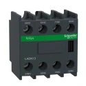 Schneider Electric Auxiliary Contact Block, 4 Contact, 1 NO/3 NC, Front Mount, 10 A, 690V AC, LADN13