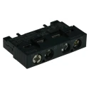 Schneider Electric Auxiliary Contact, 2 Contact, 1 NO/1 NC, Front Mount, 2.5 A, 60 V DC, 240 V AC GVAE11