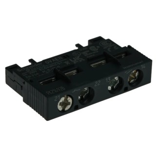 Schneider Electric Auxiliary Contact, 2 Contact, 1 NO/1 NC, Front Mount, 2.5 A, 60 V DC, 240 V AC GVAE11