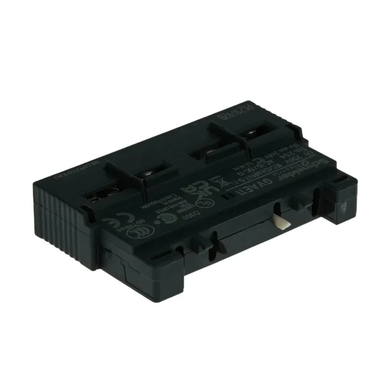 Schneider Electric Auxiliary Contact, 2 Contact, 1 NO/1 NC, Front Mount, 2.5 A, 60 V DC, 240 V AC GVAE11