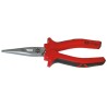 CK Long Nose Plier Serrated, Ergonomic Handle, 170mm Overall Length, 75mm Jaw Length, Matt Chrome Finish, Chrome 104-4685