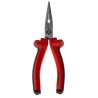CK 3-Piece Long Nose Plier Serrated, 200mm Overall Length, 75mm Jaw Length, Soft Grip Ergonomic Handle 104-4663