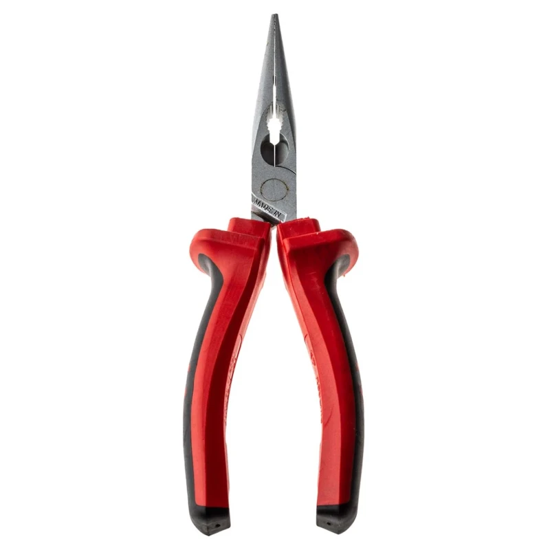 CK 3-Piece Long Nose Plier Serrated, 200mm Overall Length, 75mm Jaw Length, Soft Grip Ergonomic Handle 104-4663
