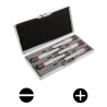 Facom Phillips Slotted Precision Screwdriver Set, 5-Piece, Tip Sizes: Slotted 1.5-2.5 mm, Phillips PH00, Model AEF.J1PB