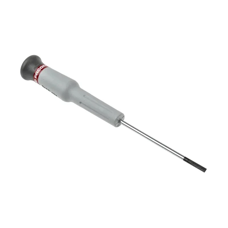 Facom Precision Screwdriver with 75 mm Blade and 168 mm Overall Length AEF.3X75
