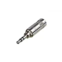 RS PRO Stereo Jack Connector 3.5 mm Cable Male 3 Pole Gold Plated Brass Contacts 395-1131