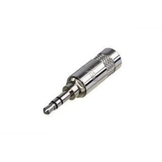 RS PRO Stereo Jack Connector 3.5 mm Cable Male 3 Pole Gold Plated Brass Contacts 395-1131