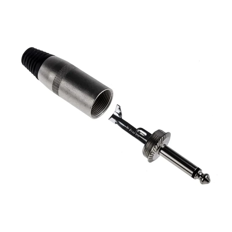 RS PRO Jack Connector 6.35 mm Cable Male 2 Way Mono Crimp Termination 395-1080