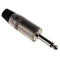 RS PRO Jack Connector 6.35 mm Cable Male 2 Way Mono Crimp Termination 395-1080
