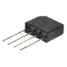 Vishay Bridge Rectifier, 100 V Peak Reverse Repetitive Voltage, 52 A Peak Surge Current, 4-Pin Single VS-2KBB10R