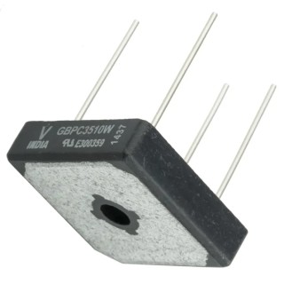 Vishay Bridge Rectifier, 1000 V Peak Reverse Voltage, 400 A Peak Surge Current, 4-Pin Single Configuration VS-GBPC3510W