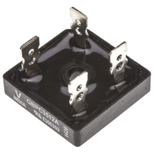 Vishay Bridge Rectifier 1200 V 500 A 4-Pin Single VS-GBPC3512A