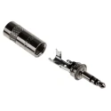 RS PRO 3.5 mm Cable Male 3 Pole Stereo Jack Connector Solder Termination 395-1119