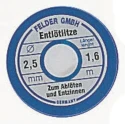 Felder Lottechnik De-Soldering Braid Lead Free No Clean 2.5mm Width 1.6m Length 27.162.50037