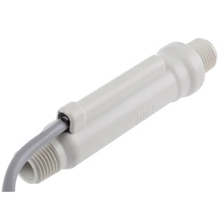 Gems Sensors FS-3 Series Piston Flow Sensor for Gas, 74L/min Max, 1/4 BSP Male Connection, 10bar, 100°C 166702-A