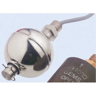 Gems Sensors Stainless Steel Vertical, Horizontal Float Switch with 1 Meter Cable, Relay Output, 220 V AC Max, 200 010-0391