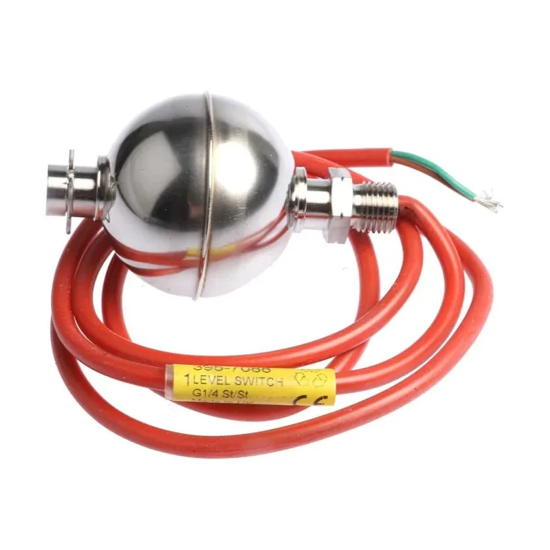 Gems Sensors Vertical, Horizontal Float Switch Stainless Steel Housing 1 m Cable Relay Output 220V AC 200V DC Max 010-3089