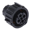 TE Connectivity DIN 4 Pole Straight Standard DIN Socket DIN 72585 30A IP67 IP69 Bayonet Cable Female 1-967325-1