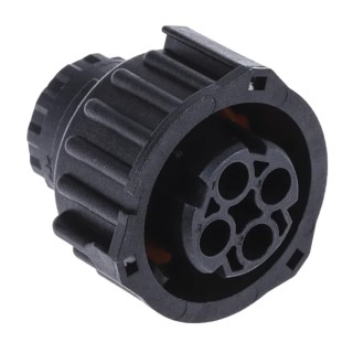 TE Connectivity DIN 4 Pole Straight Standard DIN Socket DIN 72585 30A IP67 IP69 Bayonet Cable Female 1-967325-1