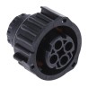 TE Connectivity DIN 4 Pole Straight Standard DIN Socket DIN 72585 30A IP67 IP69 Bayonet Cable Female 1-967325-1