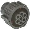 TE Connectivity DIN 7 Pole Straight Standard DIN Socket 25A IP69K Bayonet Cable Female 967650-1