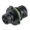 TE Connectivity DIN 2 Pole Straight Standard DIN Plug 30A IP69 IP67 Panel Male 1-967402-3