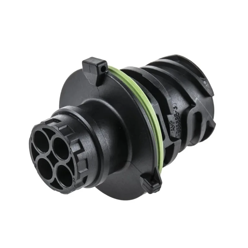 TE Connectivity DIN 2 Pole Straight Standard DIN Plug 30A IP69 IP67 Panel Male 1-967402-3
