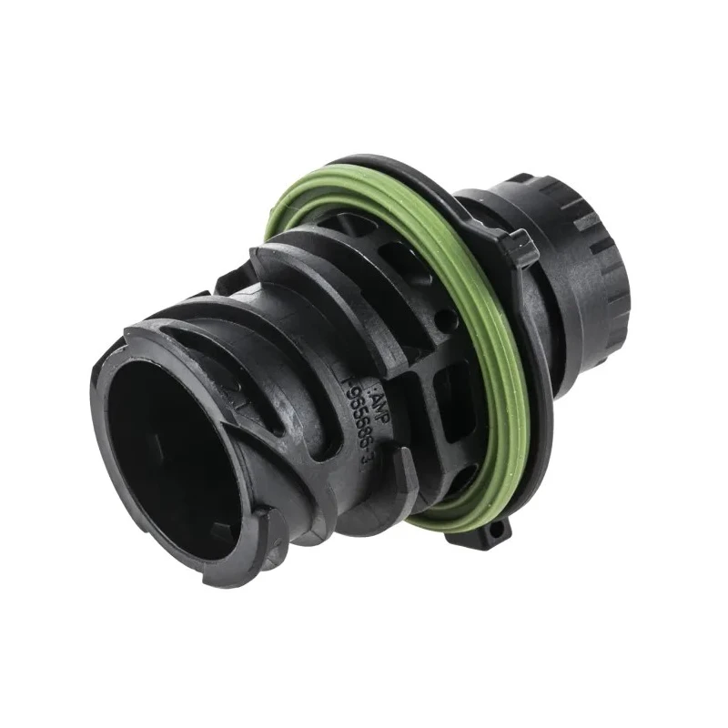 TE Connectivity DIN 2 Pole Straight Standard DIN Plug 30A IP69 IP67 Panel Male 1-967402-3