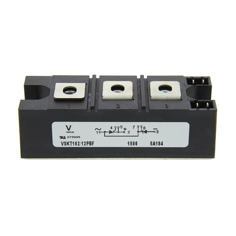 Vishay Dual Thyristor Module 1200 V 5.1 kA 160 A 270 mA 1.54 V INT-A-PAK 7-Pin VS-VSKT162/12PBF