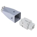 EPIC Heavy Duty Power Connector 4 Way 10A 250V M25 Thread Base with Inserts x 2 H-A Series 10423500+10431000+10432000+194