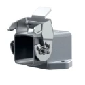 EPIC Heavy Duty Power Connector 4 Way 10A 250V M25 Thread Base with Inserts x 2 H-A Series 10423500+10431000+10432000+194