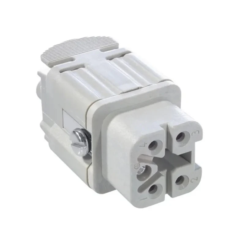 EPIC Heavy Duty Power Connector 4 Way 10A 250V M25 Thread Base with Inserts x 2 H-A Series 10423500+10431000+10432000+194