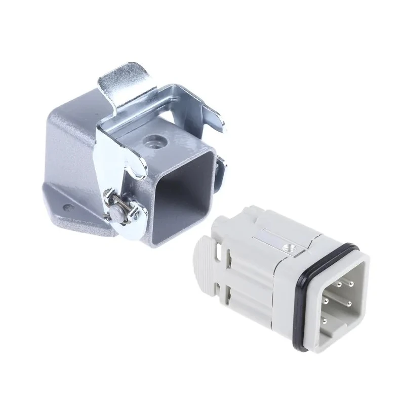 EPIC Heavy Duty Power Connector 4 Way 10A 250V M25 Thread Base with Inserts x 2 H-A Series 10423500+10431000+10432000+194