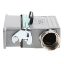 EPIC Heavy Duty Power Connector Kit, Gland, Base, Inserts × 2, H-A Series, 16 Way, 10A, 440V 10462000+10530000+10531000+195