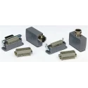 EPIC Heavy Duty Power Connector Kit H-A 16 Way 10A 440V Inserts x 2 Base Gland 10462000+10530000+10531000+195