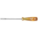 CK Hexagon Nut Driver 8 mm Tip, 225 mm Blade Length, 310 mm Overall Length, Alloy Steel Blade, Acetate Handle T4334M 08