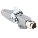 EPIC Heavy Duty Power Connector, 3 Way, 10A, 600V, Kit with Gland, Base, Inserts x 2 19426500+10424500+10420000+10421000+