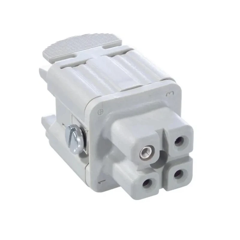 EPIC Heavy Duty Power Connector, 3 Way, 10A, 600V, Kit with Gland, Base, Inserts x 2 19426500+10424500+10420000+10421000+