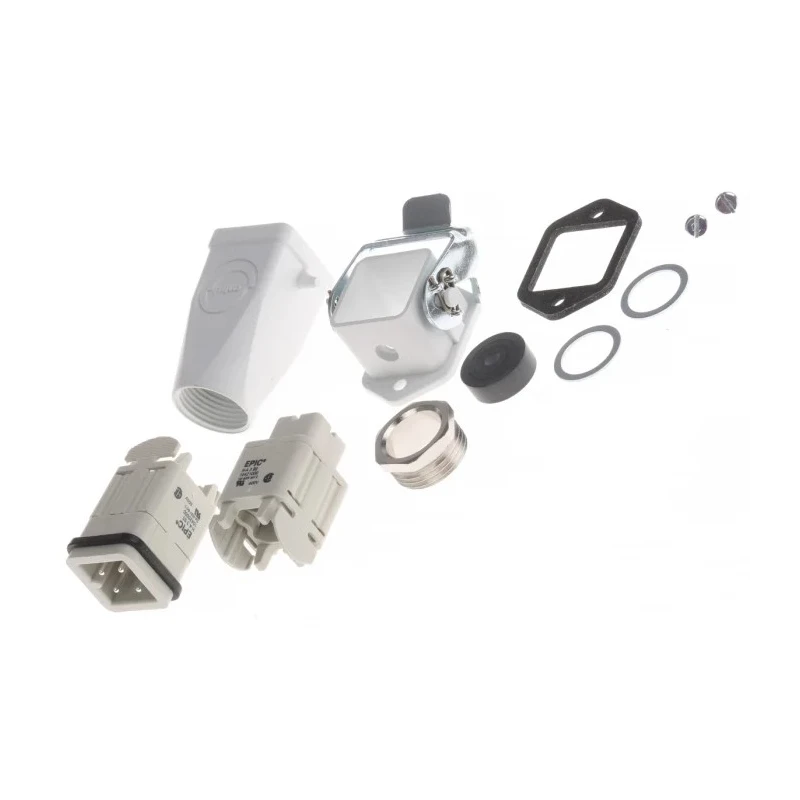 EPIC Heavy Duty Power Connector Kit H-A Series 3 Way 10A 250V Germany 10420000+10421000+10422000+194