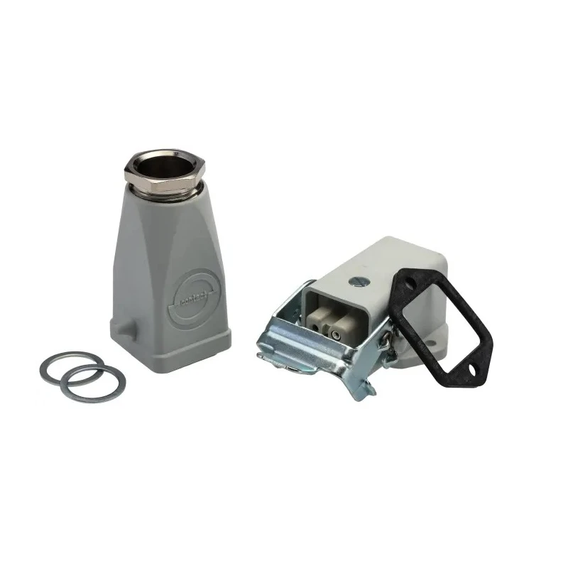 EPIC Heavy Duty Power Connector 3 Way 10A 600V Kit with Base, Gland, and 2 Inserts 10420000+10421000+10423000+194