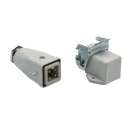 EPIC Heavy Duty Power Connector 3 Way 10A 600V Kit with Base, Gland, and 2 Inserts 10420000+10421000+10423000+194
